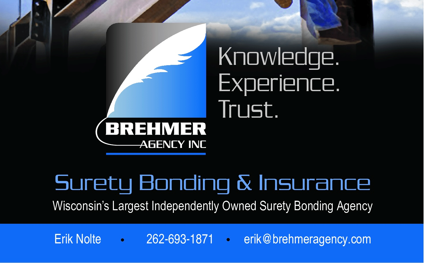 This is an ad for Brehmer Agency