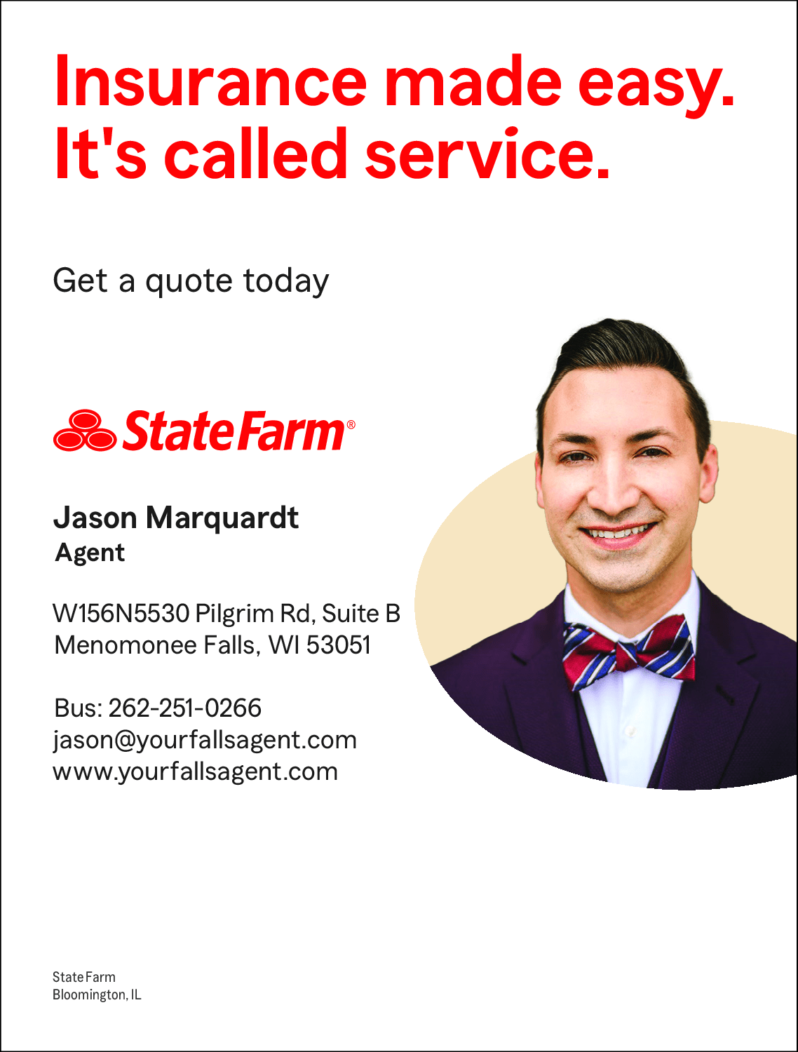This is an ad for State Farm Jason Marquardt